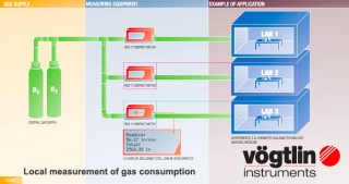 Local measurement of gas consumption, Voegtlin