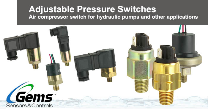 Adjustable Pressure Switches, Gems