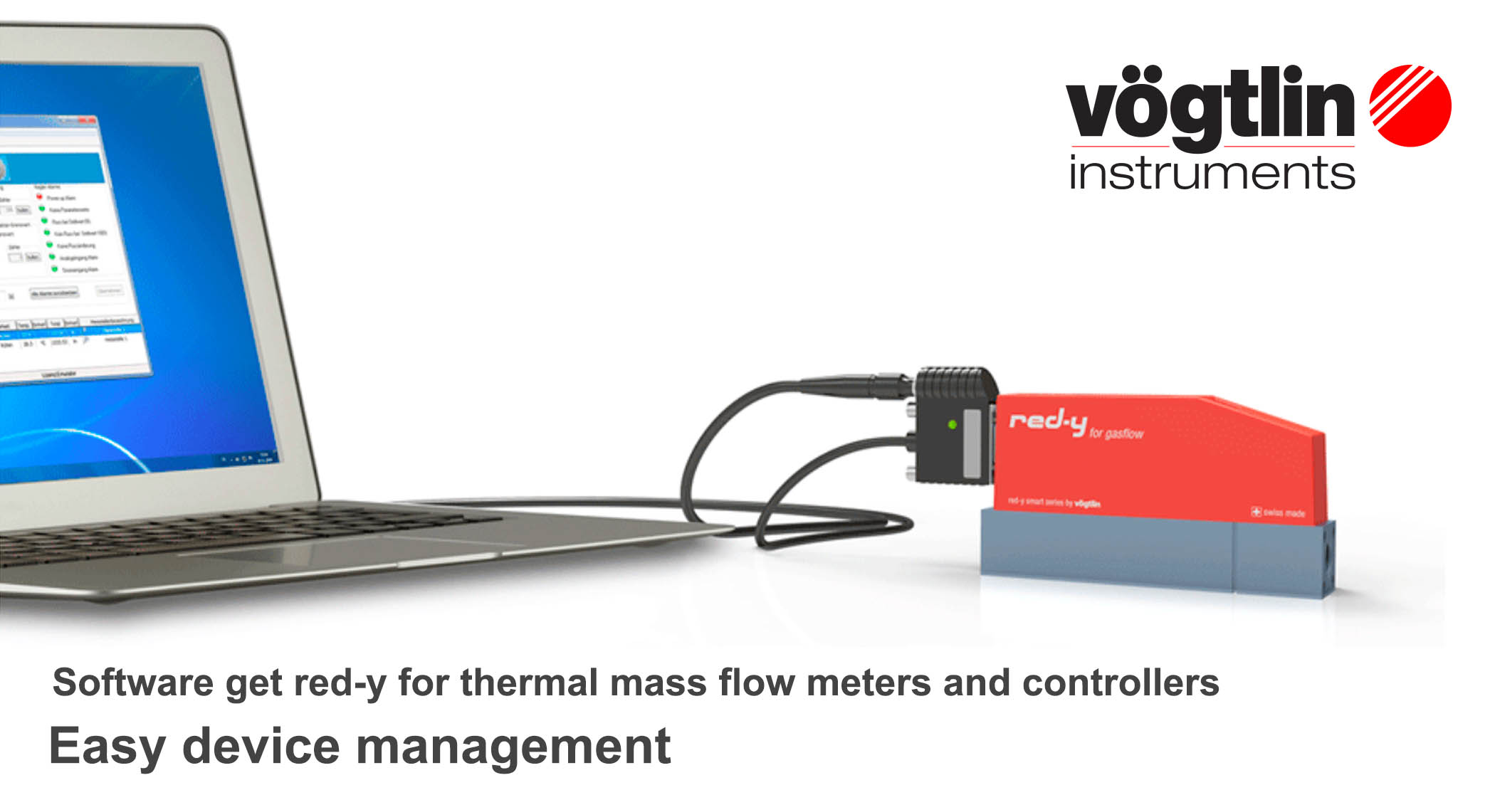 Software get red-y for thermal mass flow meters and controllers