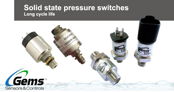 Solid state pressure switches, Gems