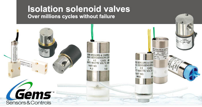 Isolation solenoid valves, Gems